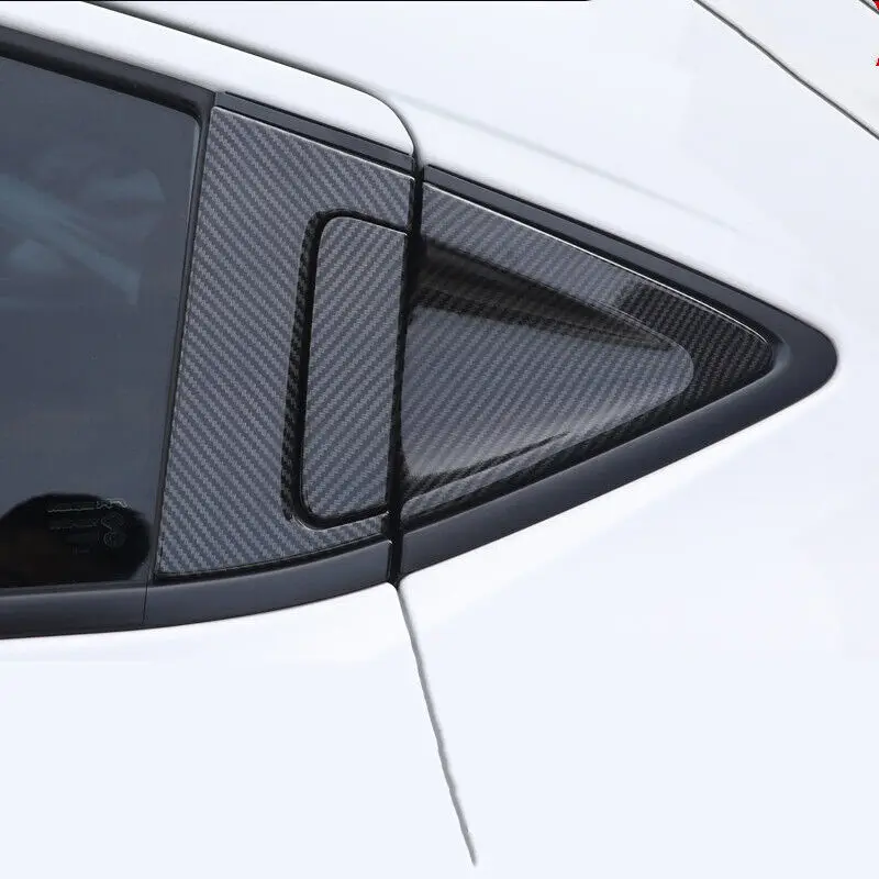 For Honda HR-V HRV Vezel 2014-2021 Carbon Fiber Chrome ABS Car Door Bowl Handles Cover Trim Protector Sticker Accessories Auto