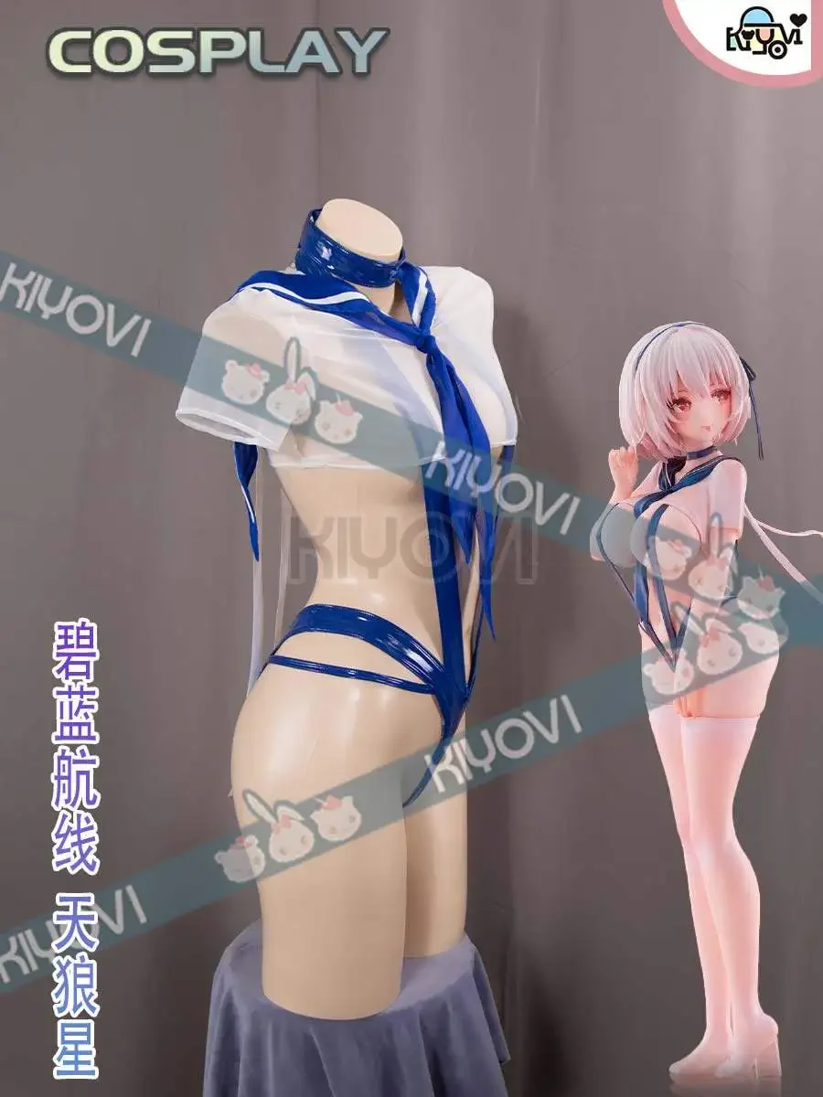 

HMS Sirius Anime Azur Lane Cosplay Costume Sirius JK Uniform jumpsuit Halloween Carnival girl sweet sailor outfit beach swimsuit