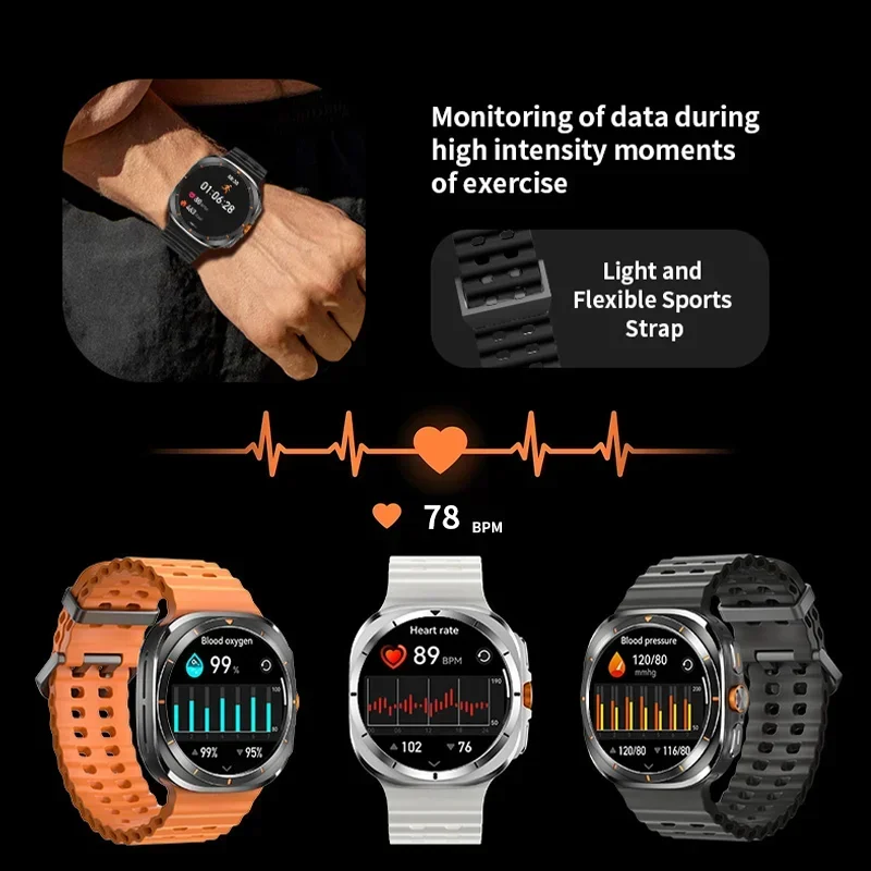 Xiaomi Mijia Men Watch Compass Bluetooth Call Electronics Voice Assistant Heart Rate Monitoring Sport Fitness Women's Wristwatch