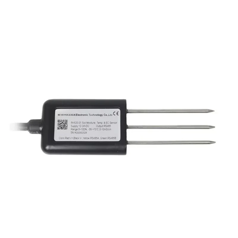 RK520-01 4-20mA 0-5V Modbus RS485 IP68 High Accuracy Agriculture Soil Temperature Humidity Moisture Testing Probes Sensor