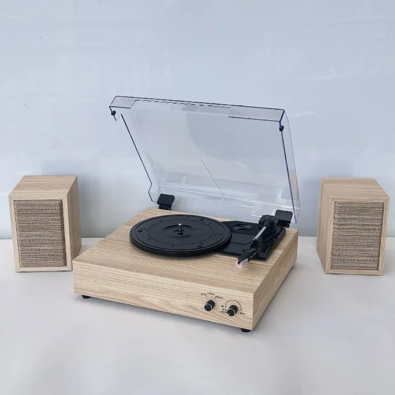 سجل فينيل ريترو، فونوغراف، مكبر صوت بلوتوث، تجويف صوت مستقل، جو غرفة المعيشة، زخرفة