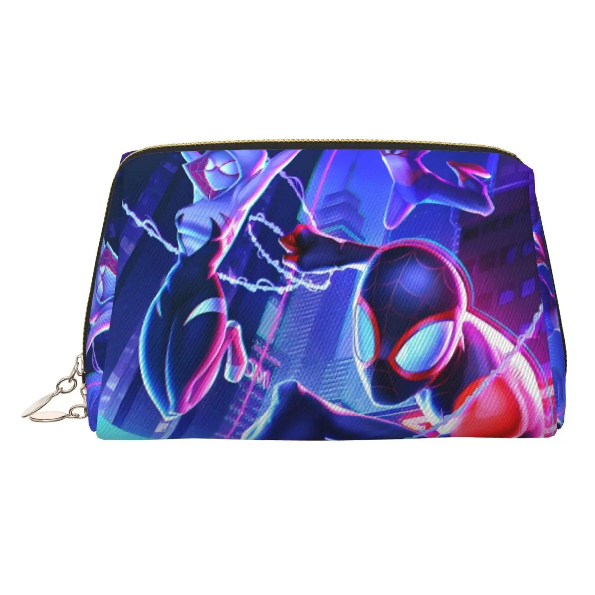 

Custom Travel Gwen Cartoon Toiletry Bag Kawaii Comics Cosmetic Makeup Organizer for Women Beauty Storage Dopp Kit Box