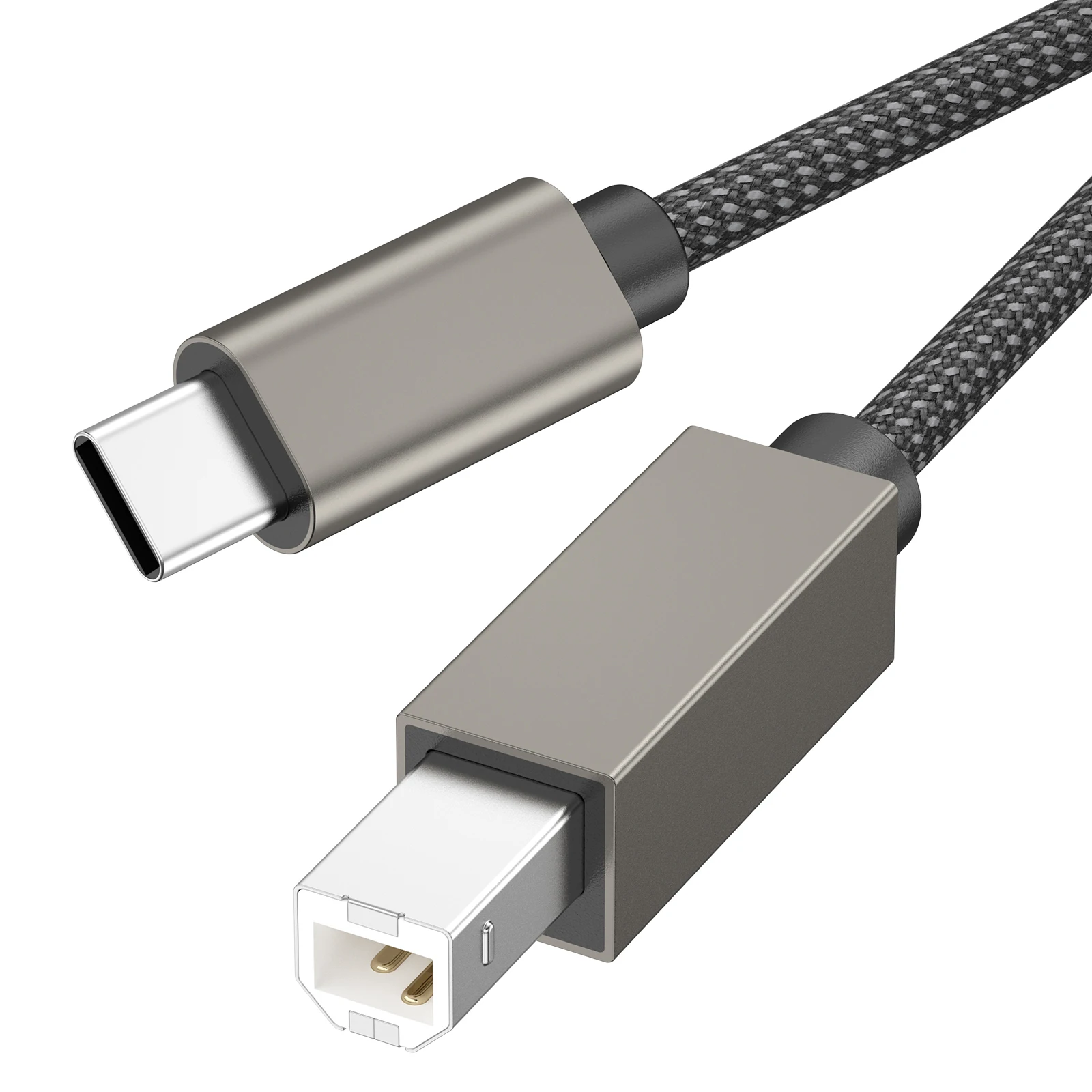 USB Printer Cable Type C Male to B Cable for Printer Fax Machine Scanner DAC Decoders MIDI Keyboard USB Switch Charger Cable