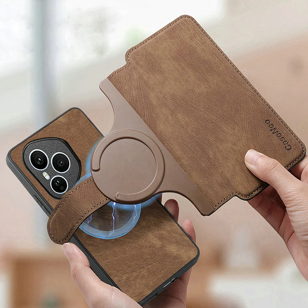 Für Honor 400 Pro 600 Lite Luxus-Hülle 2in1 Abnehmbare Leder-Brieftasche RFID-Kartenfach Funda Honor 600 Pro Honor400 Smart Magnet Cover