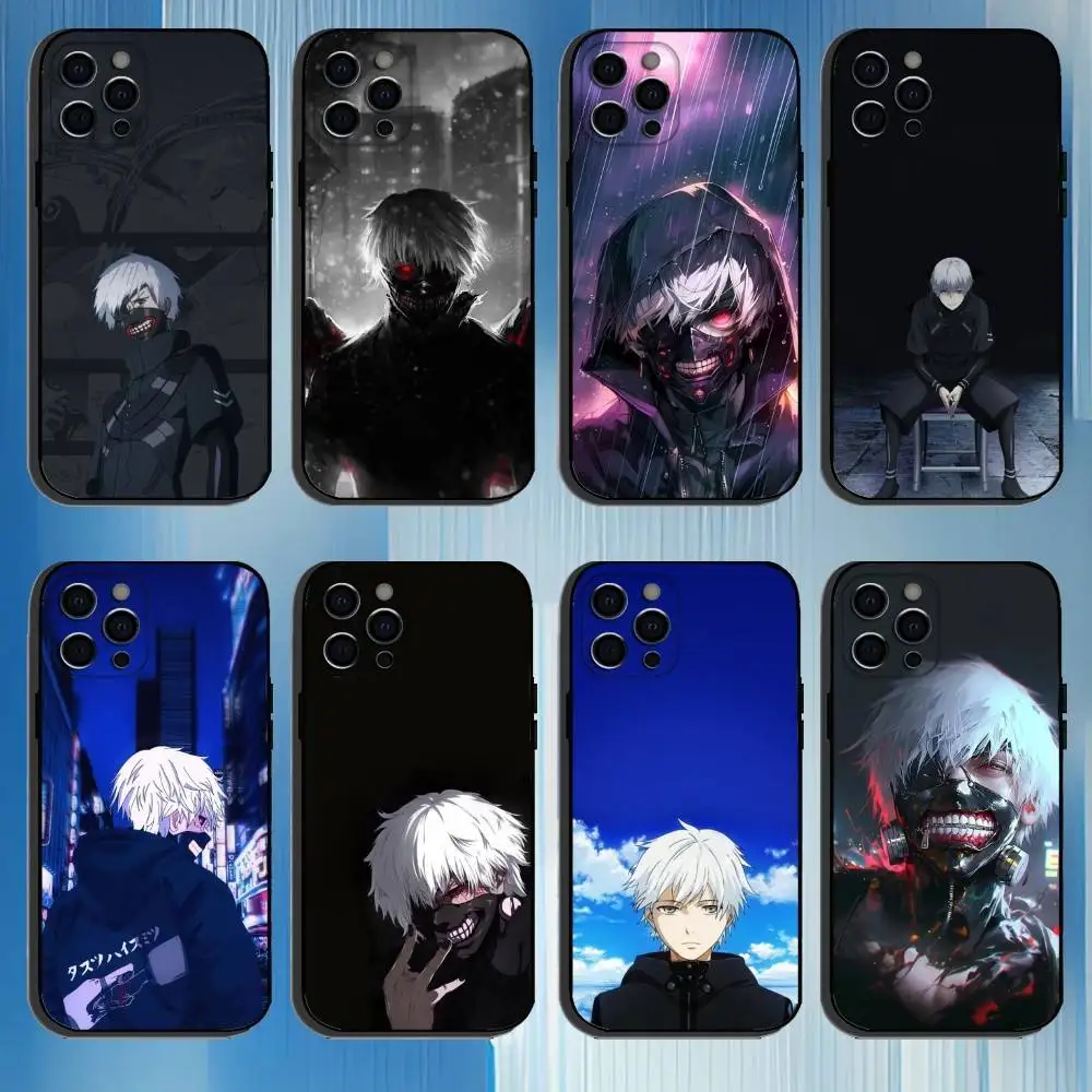 

T-Tokyo Ghoul K-KanekiS Phone Case For iPhone 16,15,14,13,12,11 Plus,Pro Max, Others Soft Black Cover