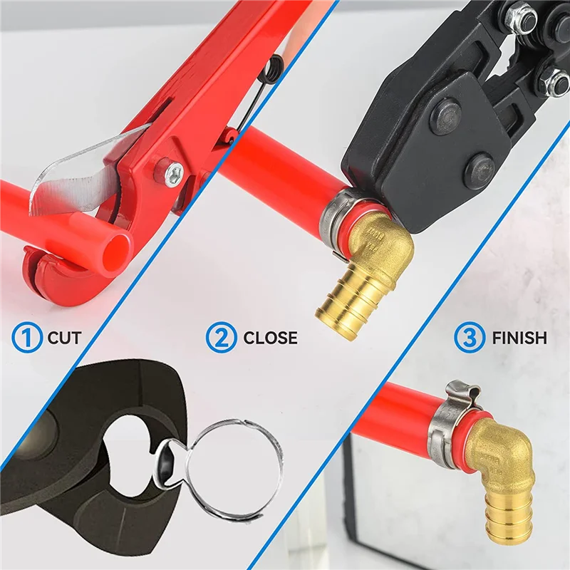 100 Pcs 1/2-Inch Pe… - image