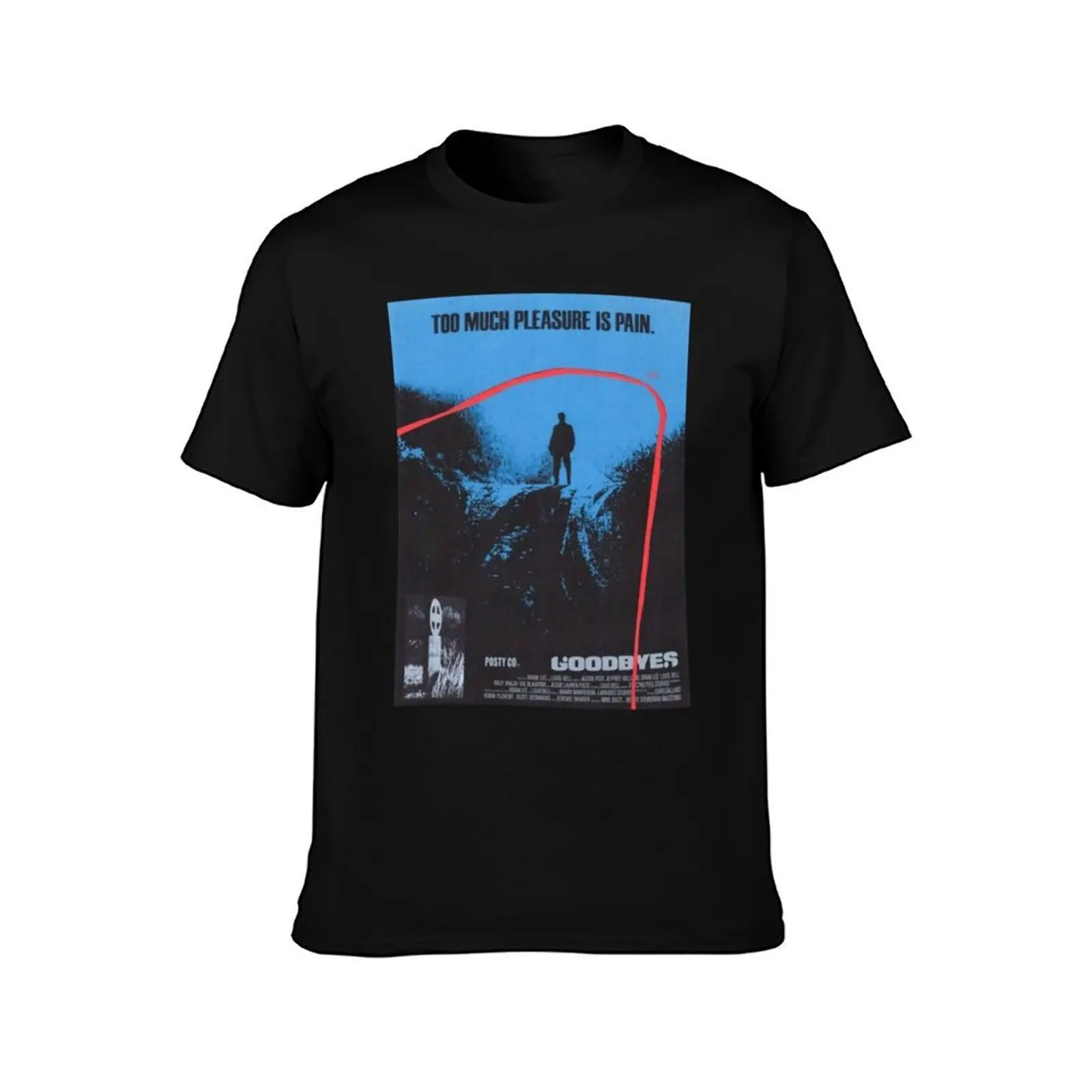 posty - GOODBYES album cover T-Shirt, Summer Casual Cotton Tee, Oversized Streetwear Tops, Vintage Graphic Print, 100% Cotton