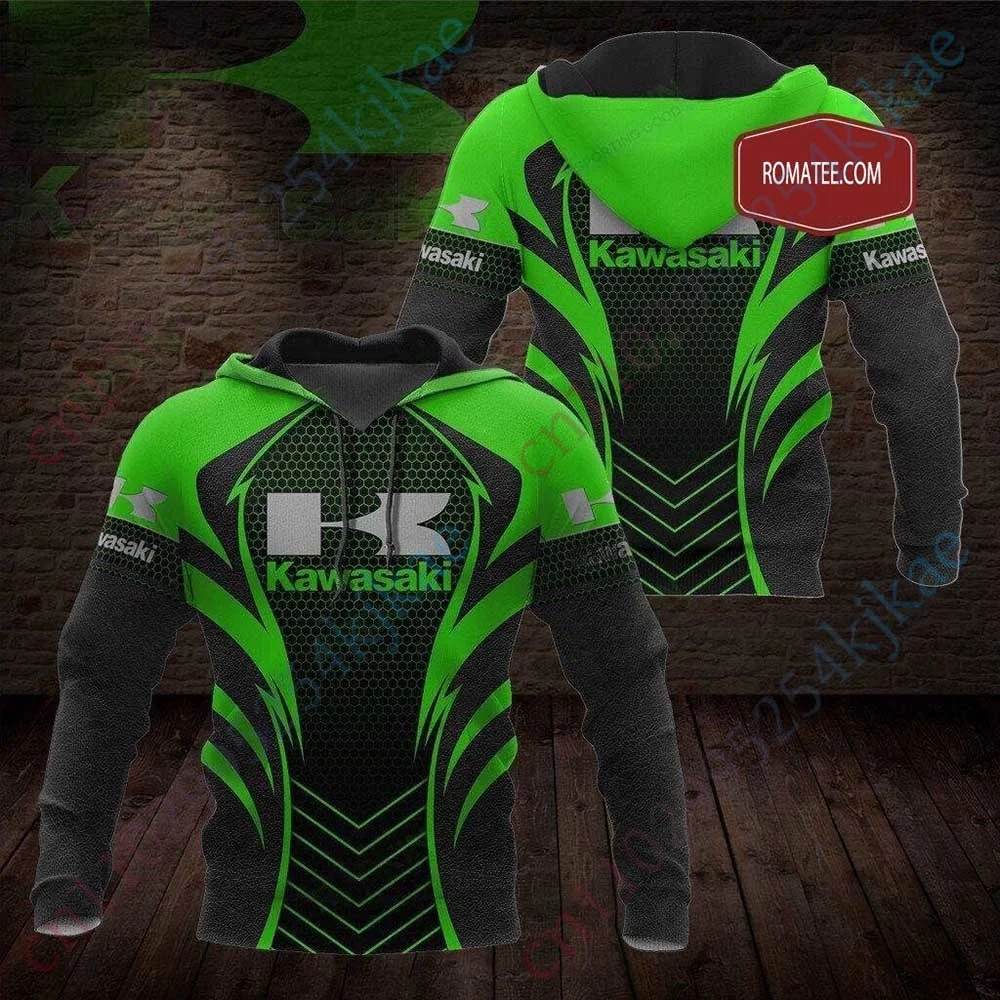 

Kawasaki Motorcycle Man hoodie Anime Hoodies For Men Long sleeve Men Clothing Casual Sweatshirt Sport Unisex Harajuku Streetwear