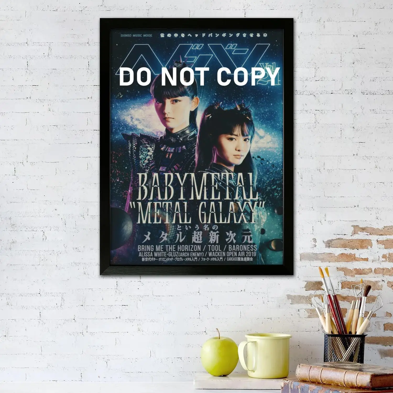 babymetal Canvas Art Poster and Wall Art Picture Print, Modern Family Bedroom Decor Posters,Decorative painting