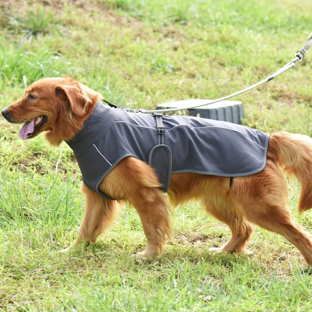 

Warm Pet Clothing Polyester Dog Jacket Vest Rain for Dogs Outfit Coats Clothes Outdoor