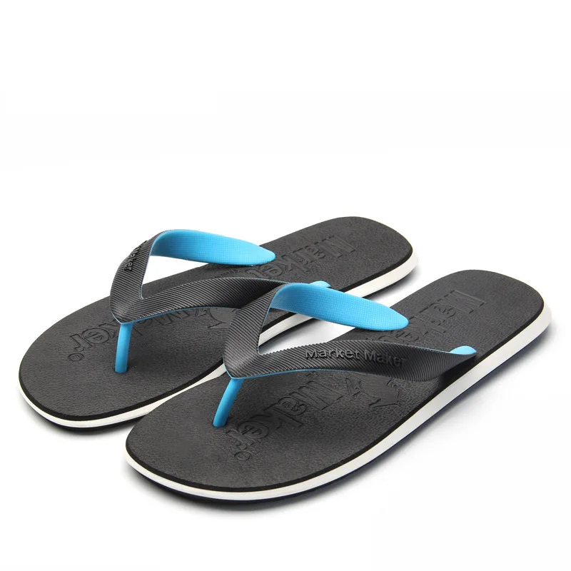 Summer PVC Men\'s Flip Flops Men\'s Sports Slippers Outdoor Beach Anti Slip Flip Flops Men\'s Shoes