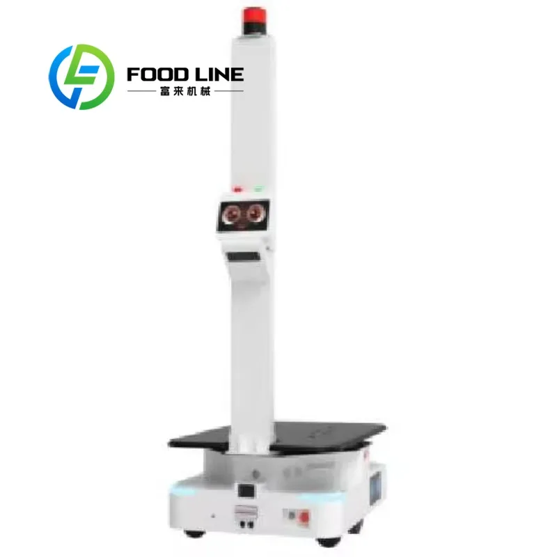 Customized AGV Robot Chassis 300kg Payload ABS Board 38.4V Battery AMR Intelligent Commercial Workshop Delivery Robot