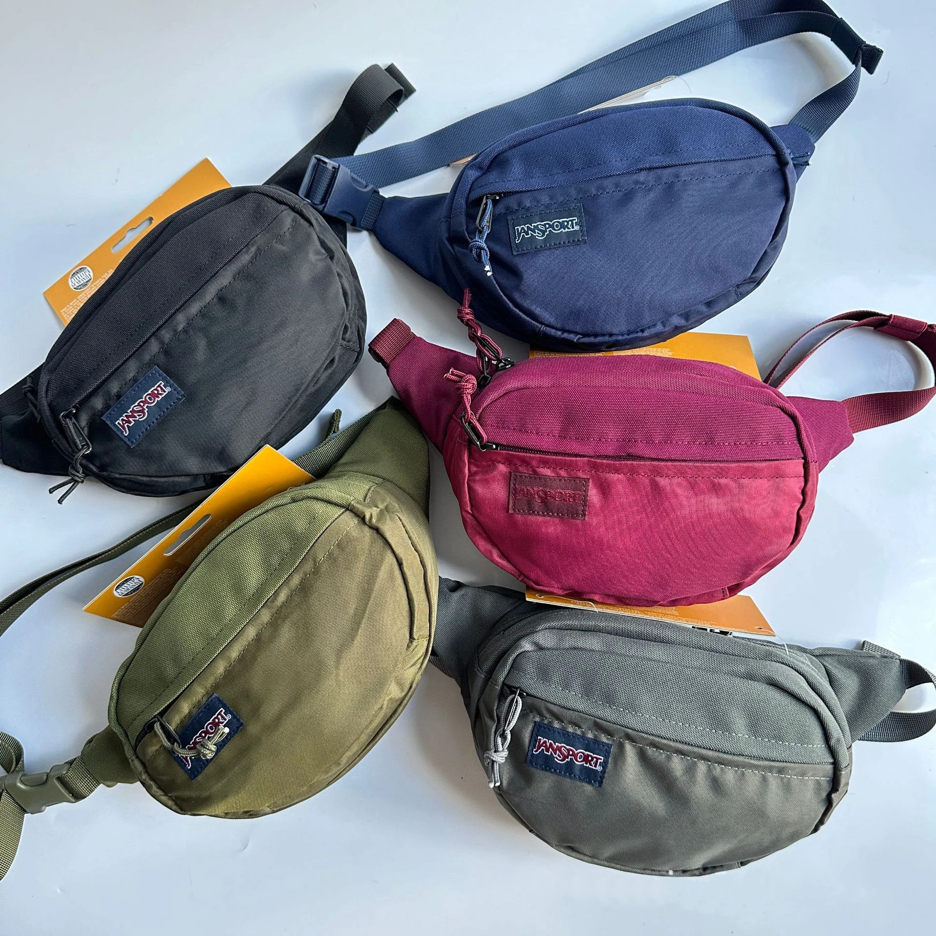 

Casual Trend Waist Bag Hip Pack Street Style Women Belt Bags Large Capacity Nylon Waist Packs Unisex Hip-Hop Crossbody Chest Bag