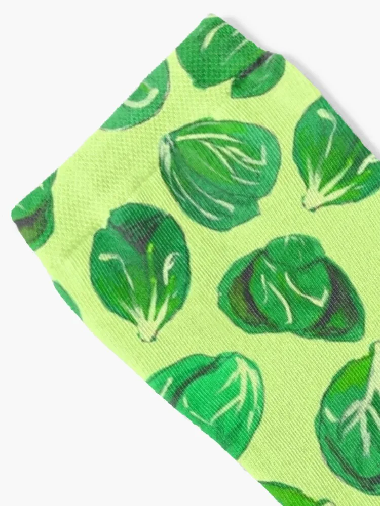 Brussel sprouts pattern veggie lover Socks Cycling Socks