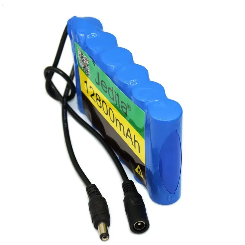Batterie lithium-ion aste portable, moniteur de caméra CCTV, capacité DC 100% V 12,8 Ah, super 12V, 12800mAh, nouveau, 12.6
