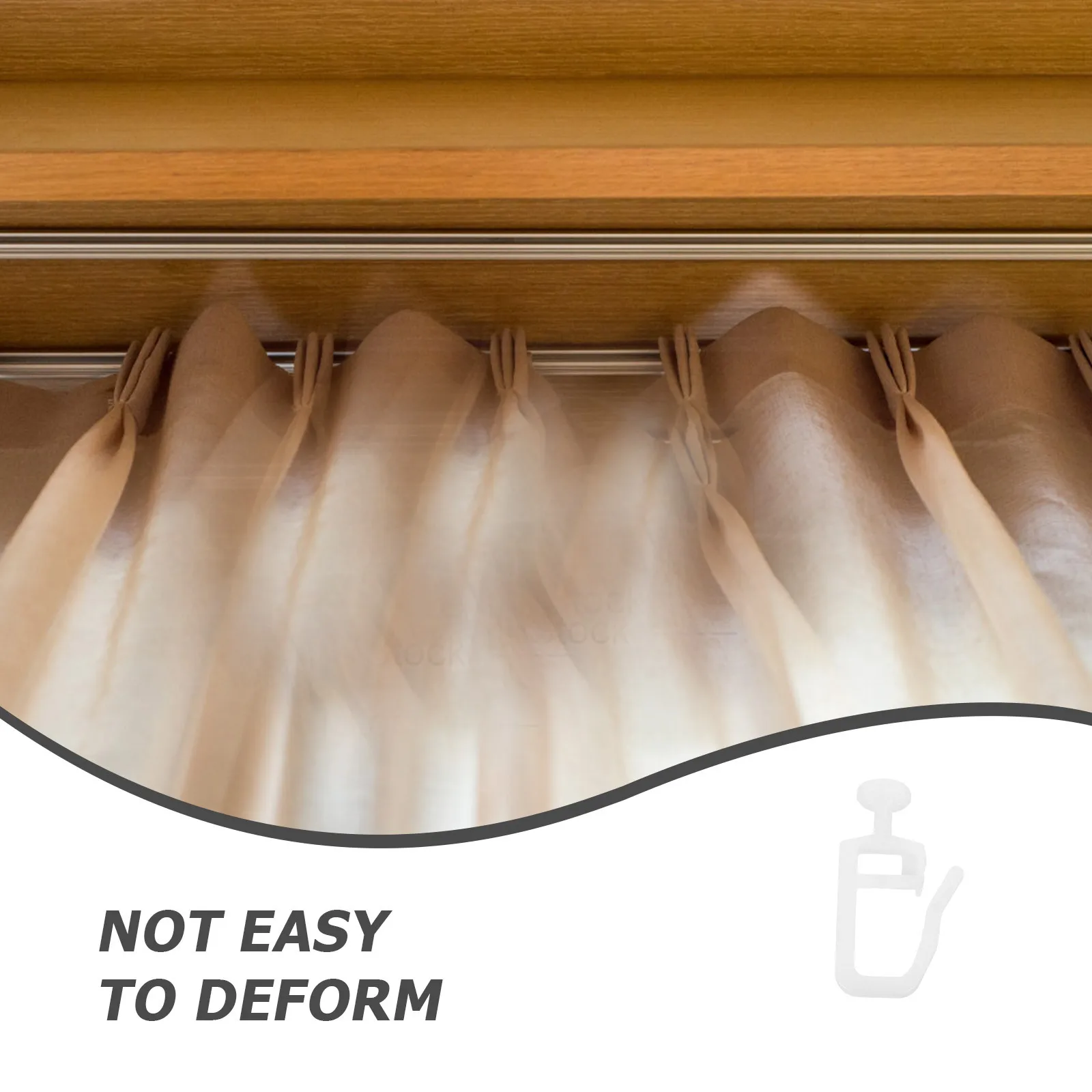 

50pcs Track Roller Heavy Duty Smooth Sliding Wheel For Large Curves Home Curtain Accessory Roller For Curtain Track Glider