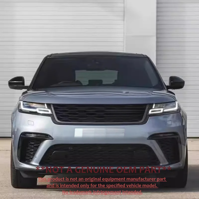 For Range Velar Low To High Upgrade SVA Style Full Body Kit Front Rear Bumper Grille Exterior Modification Parts
