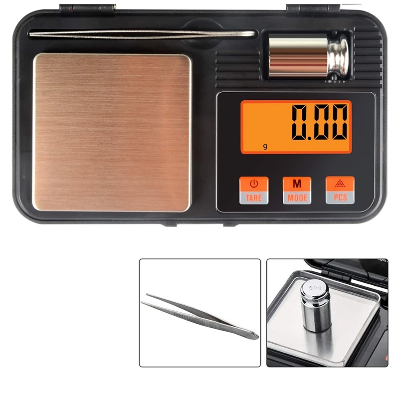 Mini Digital Scale High Quality Gram Scale Balance Precision Machine Weighing Tools With Pocket Size 200G X 0.01G