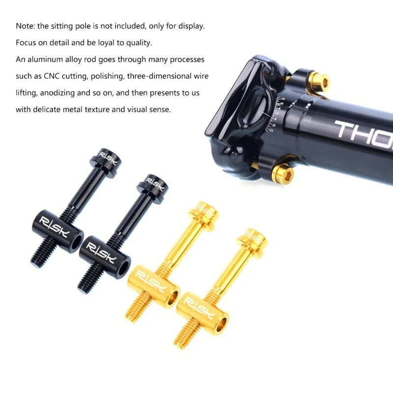 Durable M5x30mm Nut Washer Set for Thomson Seatpost Secure and Long Lasting Cycling Bolts