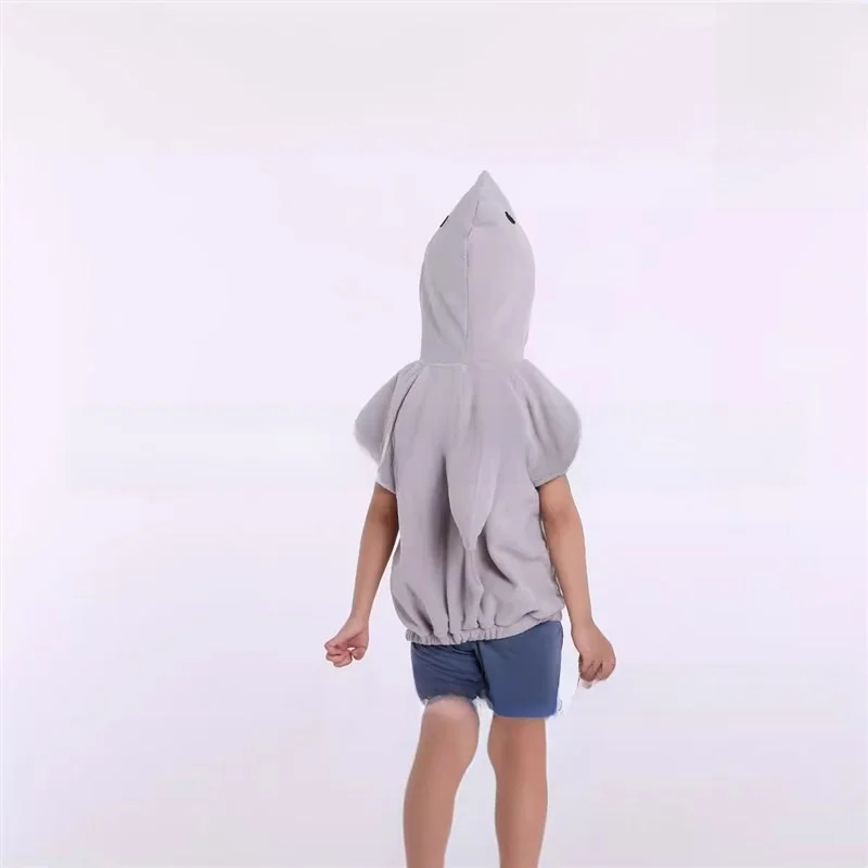 

Three-Color Cute Shark Role-Playing Costume Children's Halloween Party Animal Dress-Up Crocodile Suit Real Shot Costume