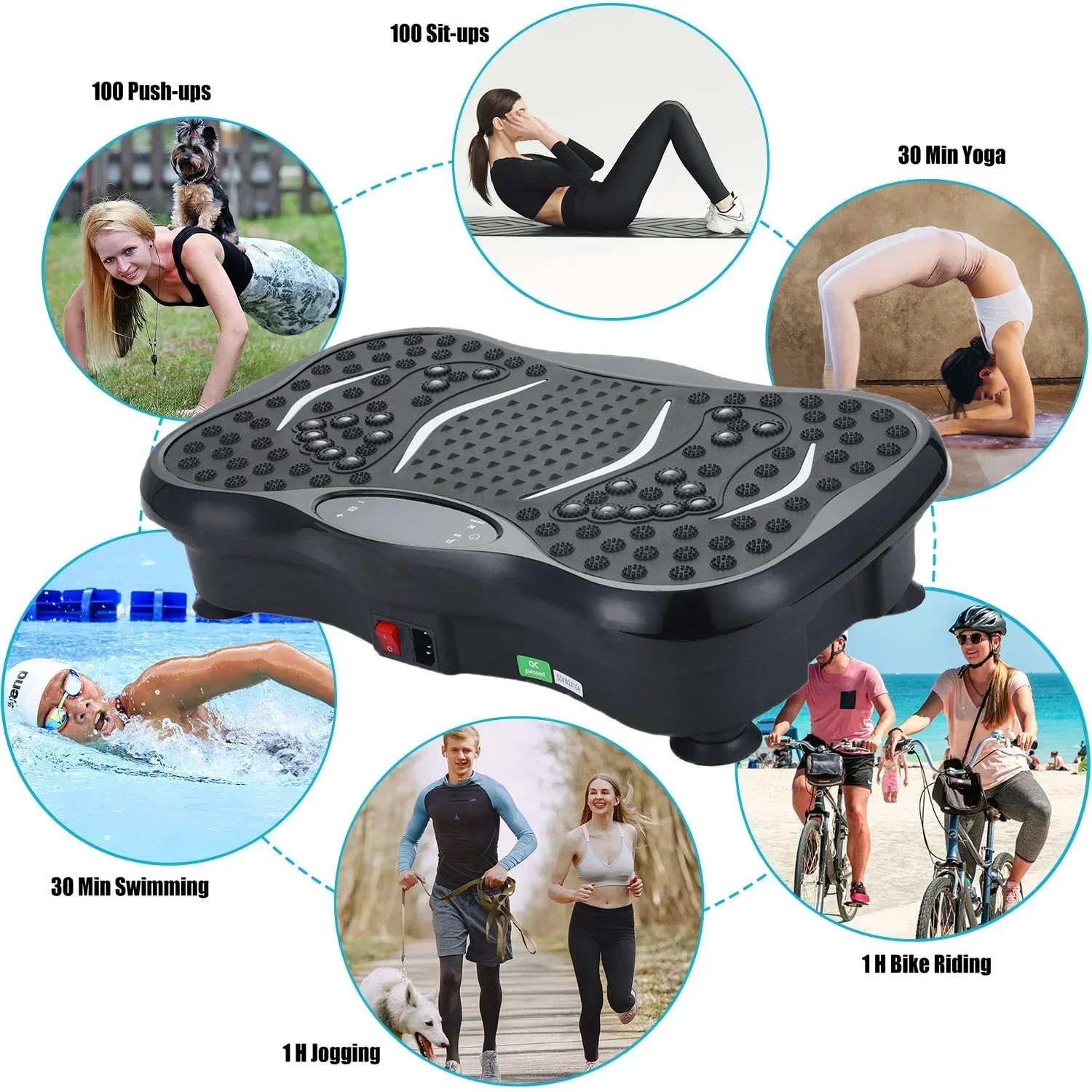 New Trend Popular Vibration Plate Machine Power Weight Loss Fitness Vibration Plate