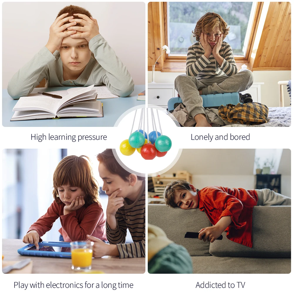 スイング衝突ボール ラト スイングおもちゃ 紐吊りボール 子供の感覚ストレス軽減と集中力向上