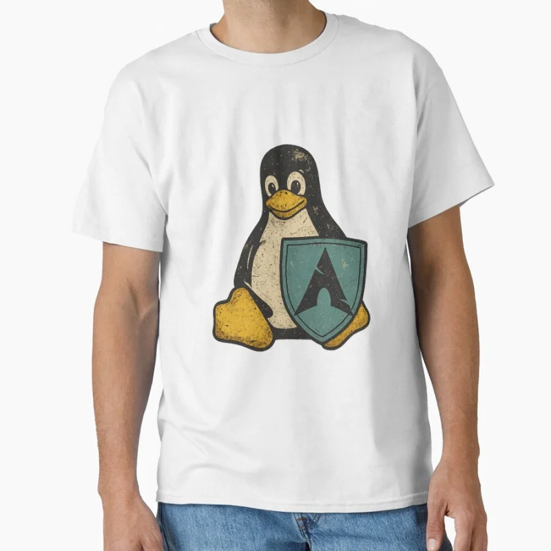 مضحك لينكس TUX قوس البطريق نظام مبرمج المشرف الفكاهة أجهزة الكمبيوتر الأجهزة مهندس هدية تي شيرت بلايز كبيرة الحجم