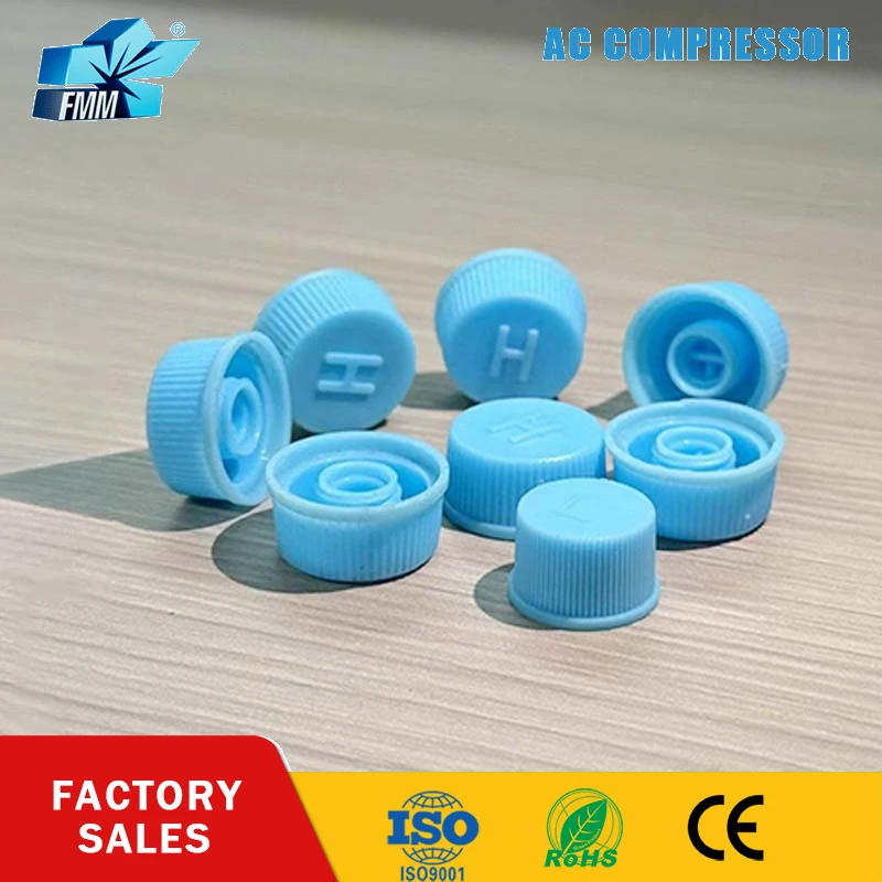 

10pieces Car A/C Pressure Valve Cap Side Port Lid Auto Car Air Conditioner Refrigerant Valve Dust Cap Cover High and Low