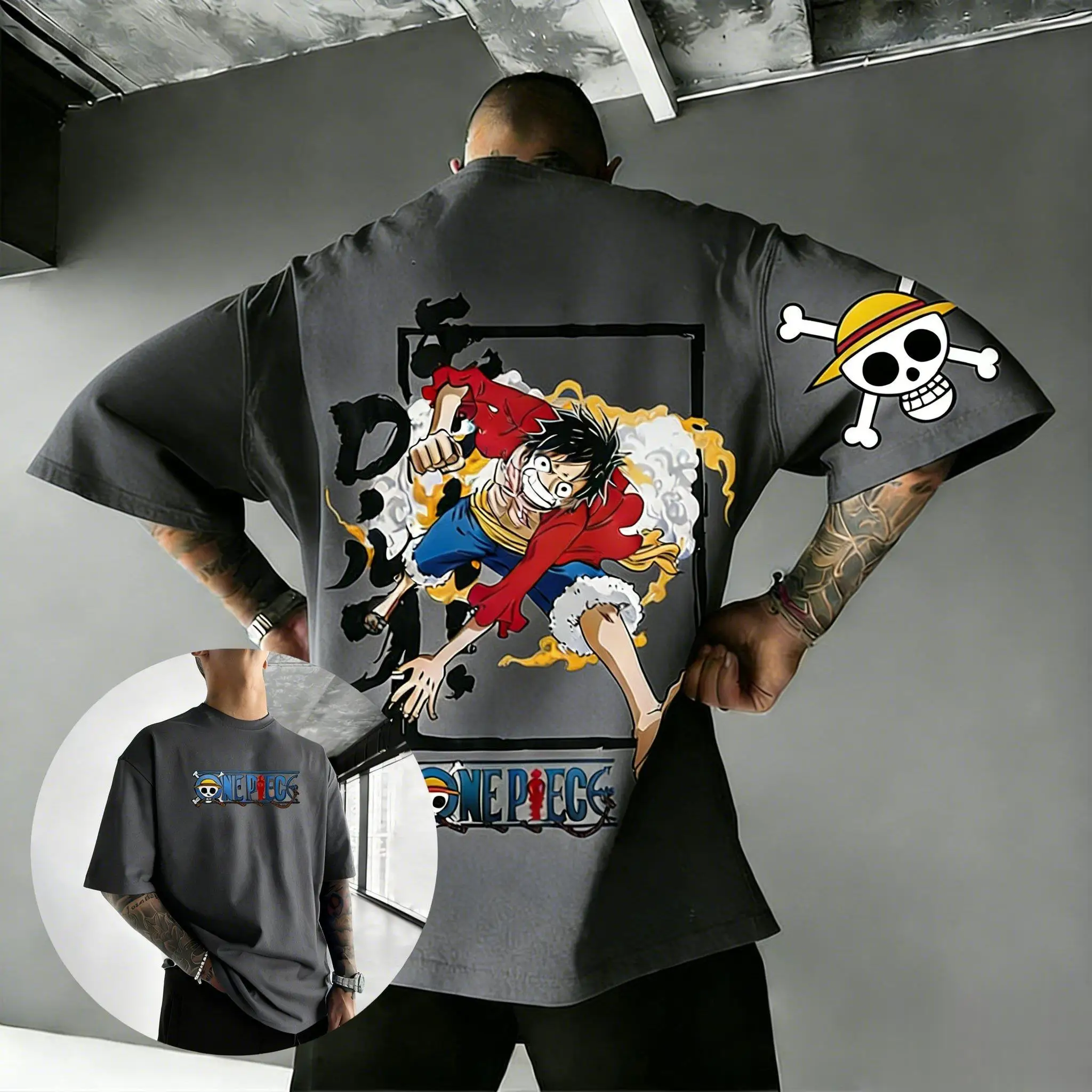 Oversized Een Stuk Luffy Anime Grafische T-shirt Mannen Vrouwen Korte Mouw Tee Harajuku Streetwear Casual Tops Y2k 2026 Zomer nieuwe