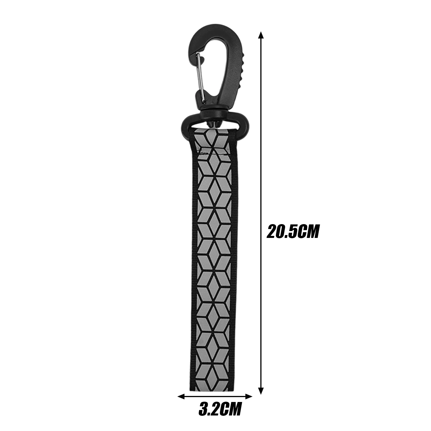 Reflective Safety Pendant Keychain, Multi-functional Accessory