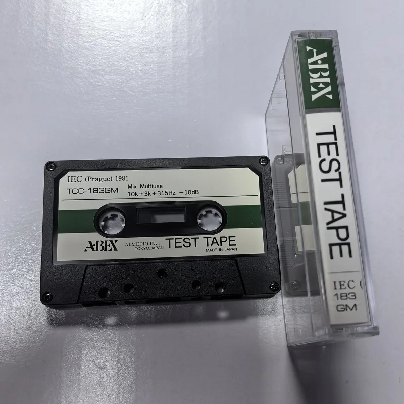 ABEX Test Tapes TCC-183GM Mix Multiuse Multi-Purpose Hybrid Test Tapes Frequency,Speed & Flutter