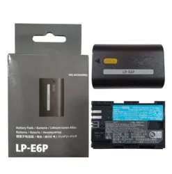 LP-E6P LPE6P Battery for Canon EOS R5 Mark II,R5,R6,R7,R,EOS 5DS R,6D,7D,80D,90D,5D Mark II Mark III