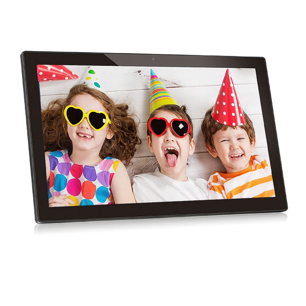 High Resolution Full HD IPS Picture Display Auto-Rotate Image Preview Smart lcd 18.5 Inch Digital Photo Frame for home decor