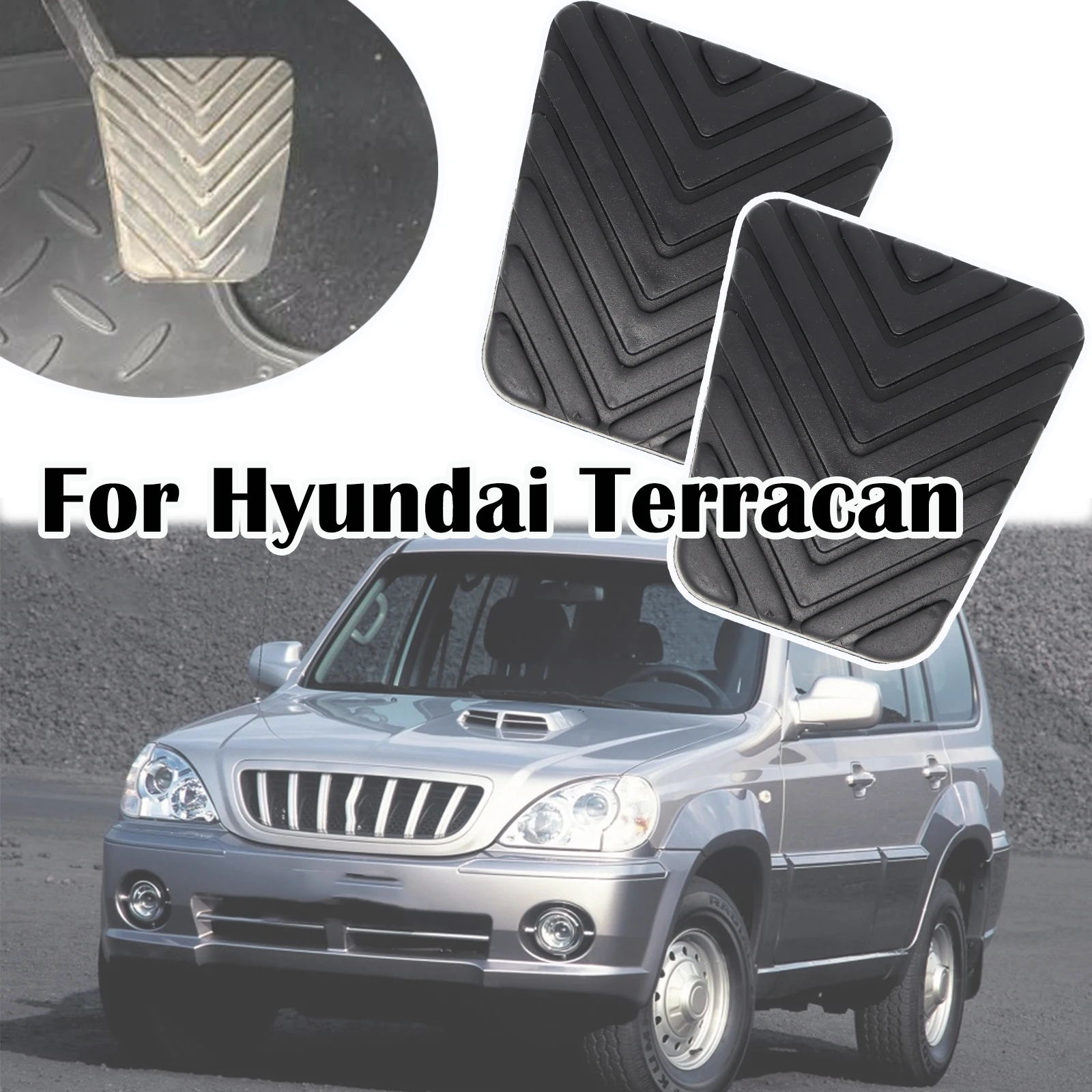 

Rubber Brake Clutch Foot Pedal Pad Cover Replacement 3282536000 For Hyundai Terracan 2001 2002 2003 2004 2005 2006 32870-37000