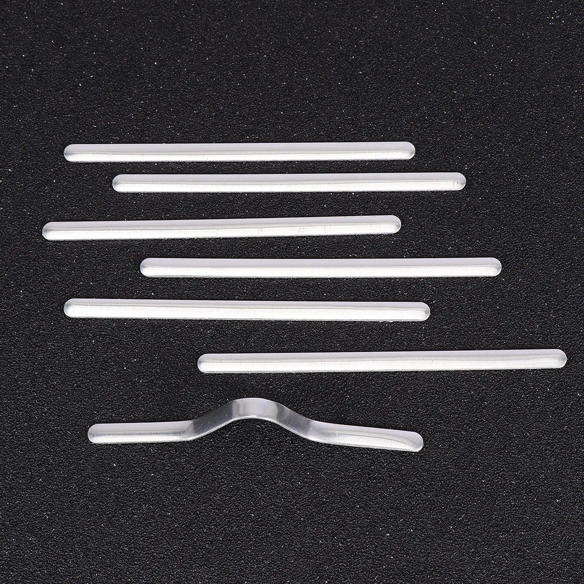 100Pcs Nose Strip for Mask Aluminum Material Sturdy Flexible Bendable Nose Bridge Wire for Home Industry Mask Production
