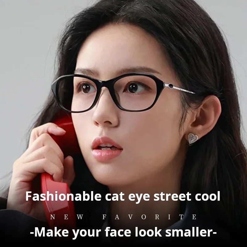 

Lzabella женские модные ретро овальные очки «кошачий глаз» TR90 сплав модная высококачественная оправа для очков большого размера оптические очки 8168