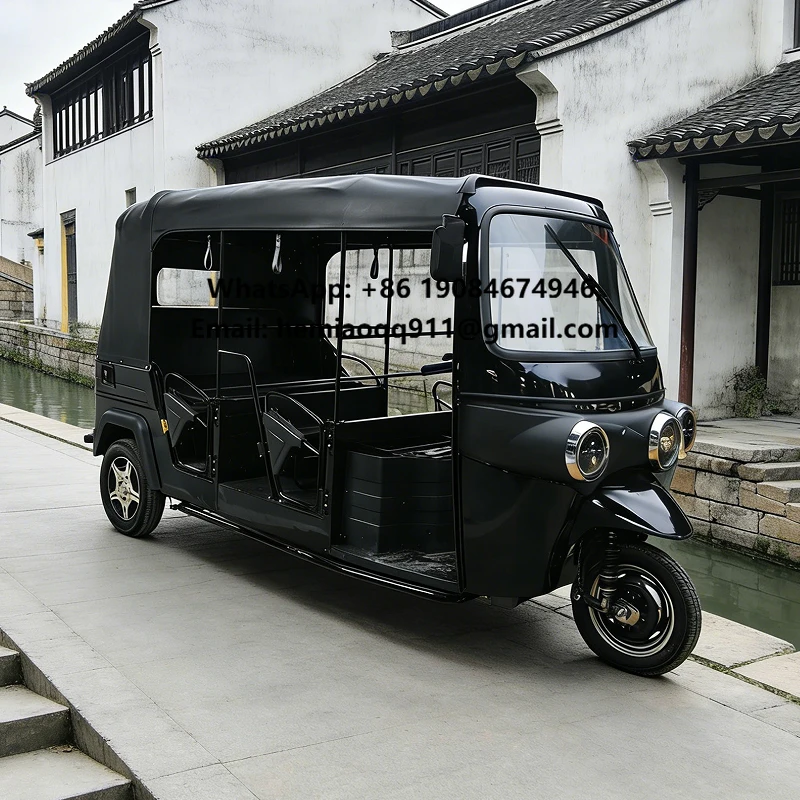 KEYU Highly Recommended Waterproof Baseplate Electric Tuktuk Passenger Tricycle for City