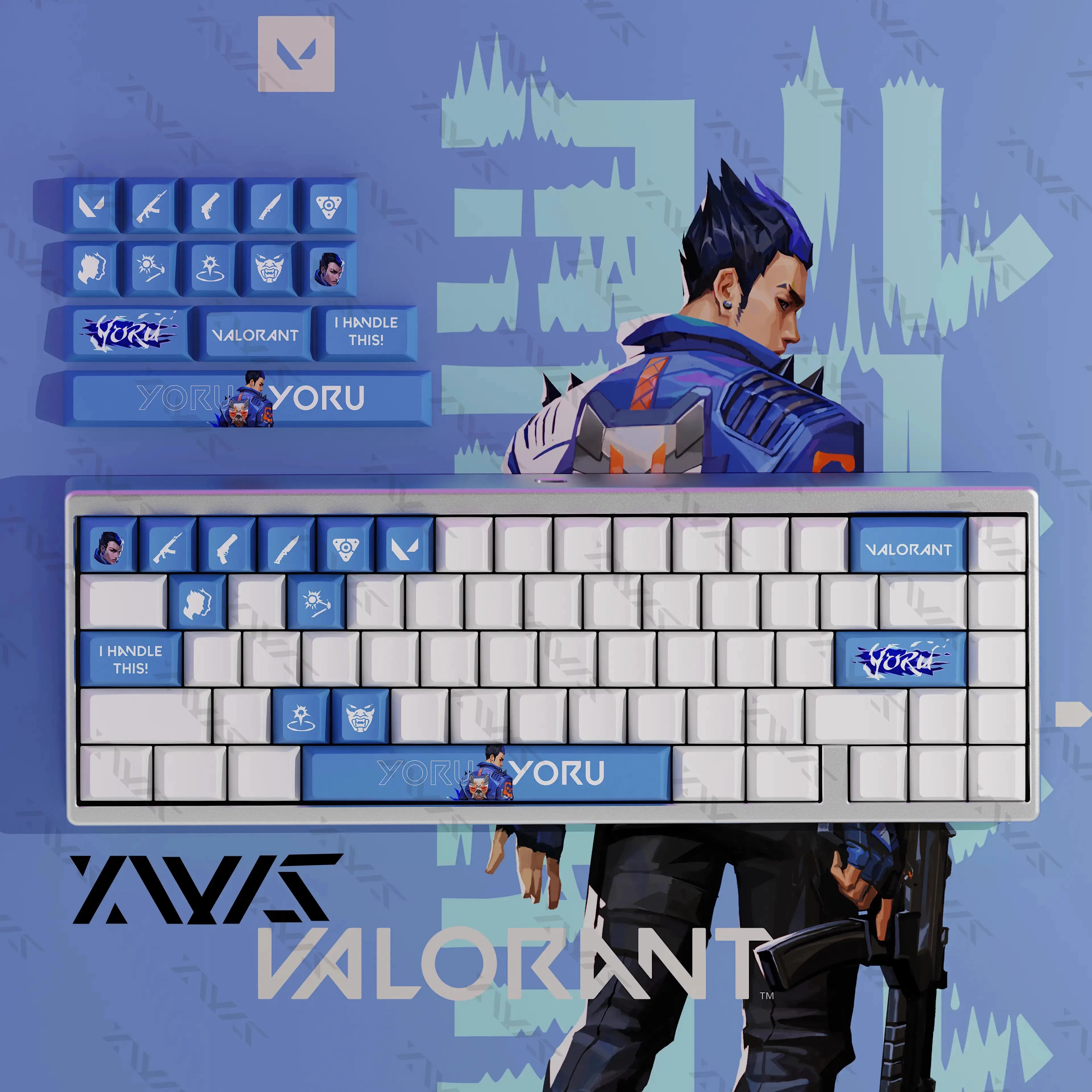 Valorant iso/kruidnagel toetsenbord Keycaps Cherry profiel Keycap PBT aangepaste gaming Key Caps voor mechanische toetsenborden accessoires geschenken