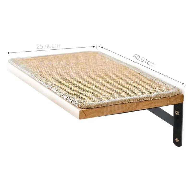 

Wooden cat climbing frame, wall-mounted cat scratching column, multi-layer, pet climbing frame