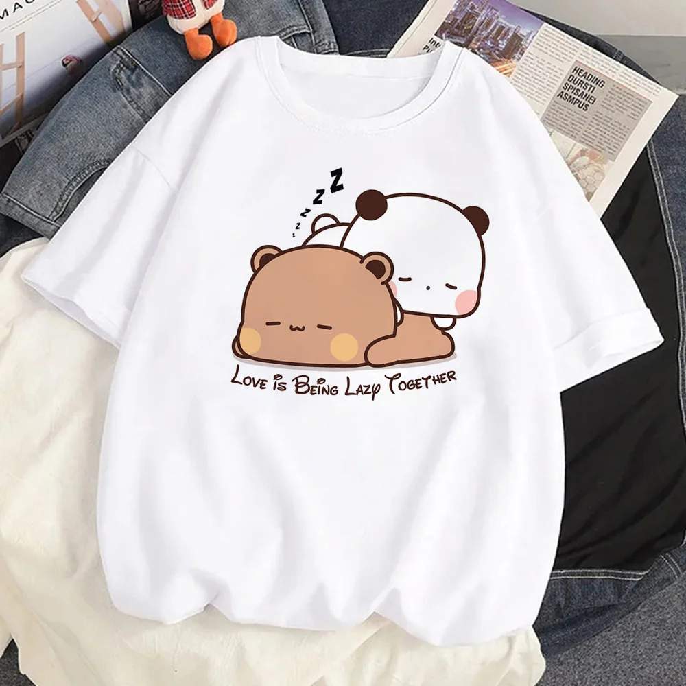 Bubu Dudu Tee Women Anime Harajuku Designer T Shirt Girl 2000s Harajuku Designer Clothing Kawaii Clothes Lovely T-Shirt Female