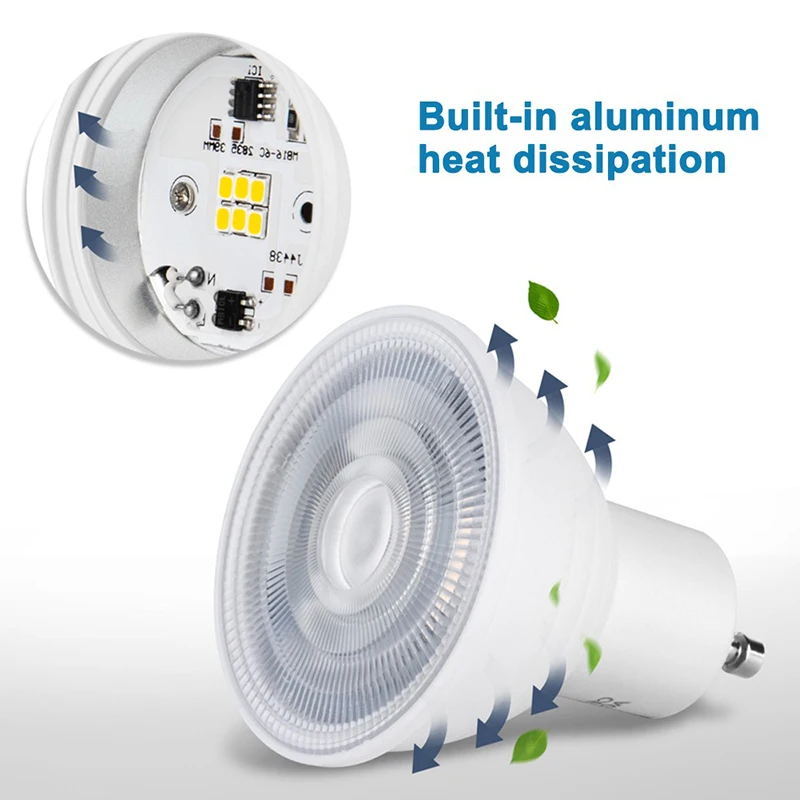 1/2/4/6/8/10pcs LED Spot Light GU10 LED Bulb 3W LED Lamp 220V Spotlight MR16 GU5.3 Corn Light Bulb 3000k/6000k Home Decoration