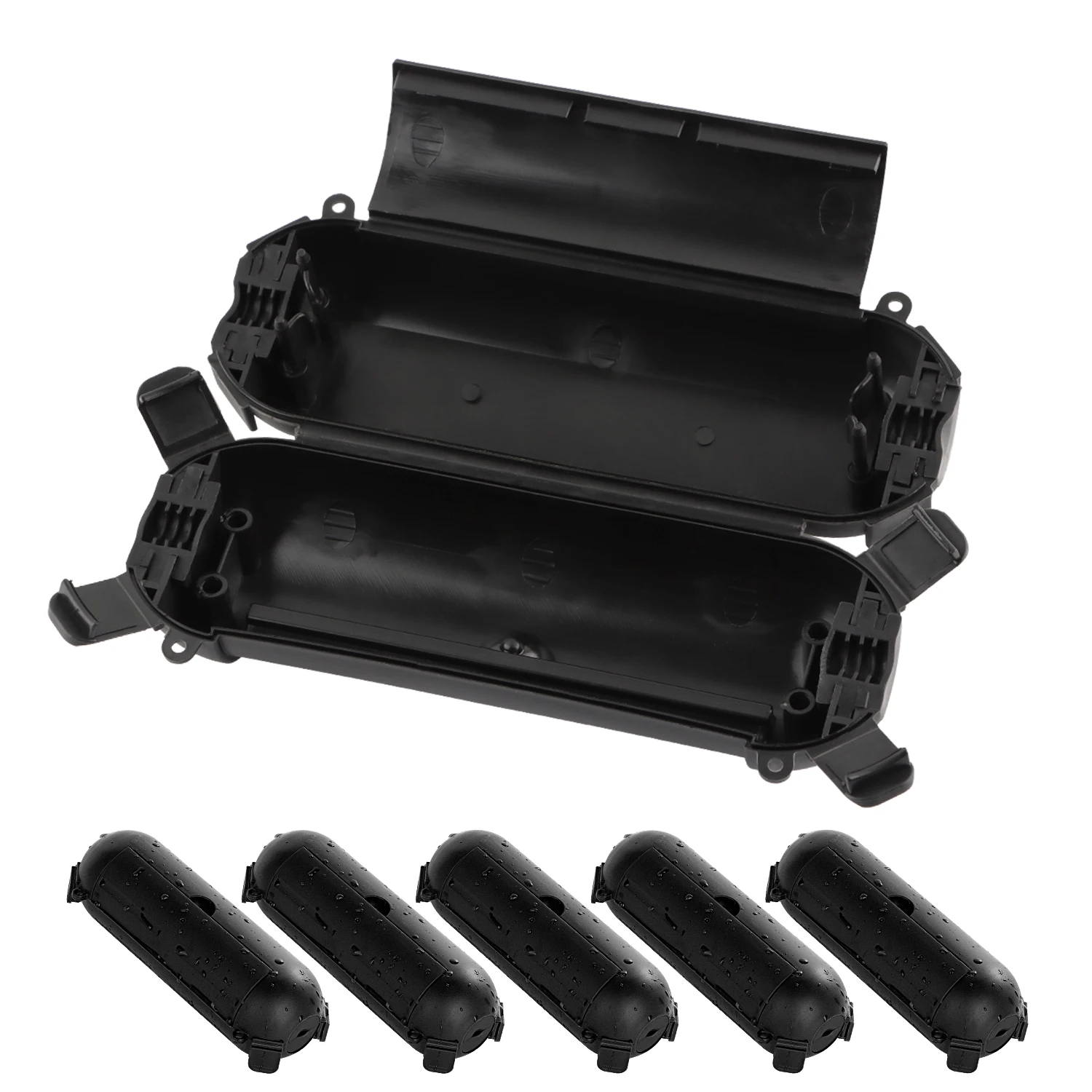 فليمون 6 قطع غطاء سلك تمديد خارجي مع ختم مقاوم للماء لحماية صناديق توصيل كهربائية مقاومة للطقس