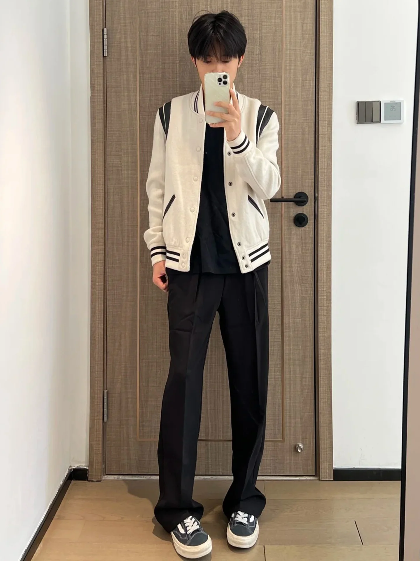 Cleanfit Bla Men's Casual Pants Spring Season American Fold Straight Leg Lengthening Knife  Loose Fit Micro Flared