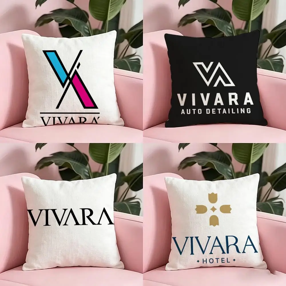 Jewelry V-VivaraS Cushion Cover Anti-dustmite Pillowcase Invisible zipper silky short plush Sofa cushion cover
