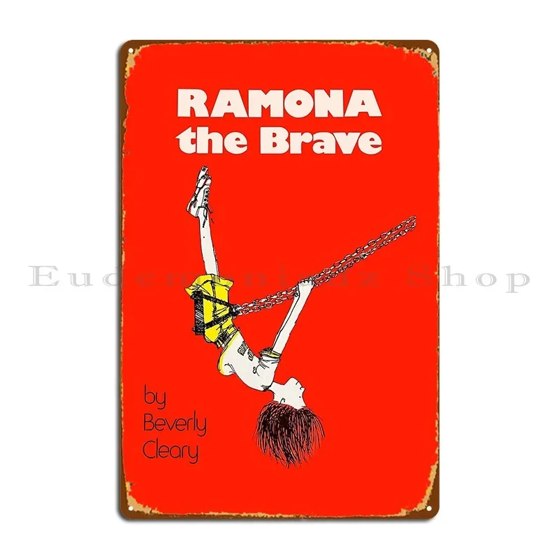

Классический винтажный постер с иллюстрацией обложки Ramona The Brave, металлическая табличка, персонализированный постер для декора кинотеатра, жестяная вывеска-постер