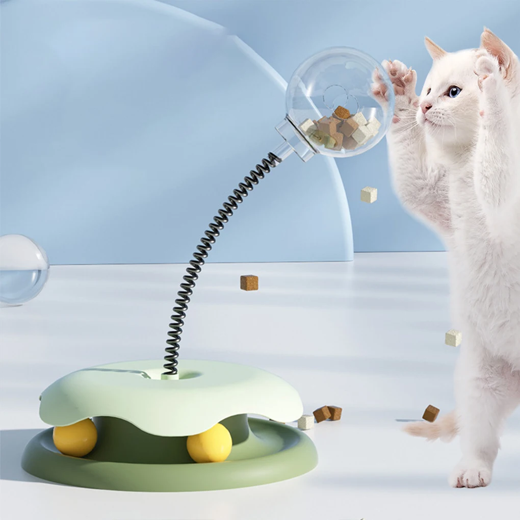 

White Interactive Cat Toy Balls Safe And Non-toxic Easy To Clean Healthy And Hygienic Toys For Cats