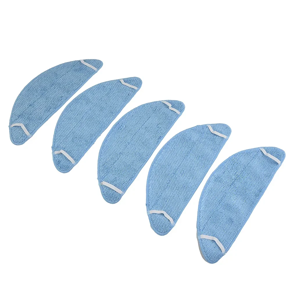 5pcs Washable Mop Cloth Pad Filter Cleaning Cloth Pad For Yeedi K650 Robot Vacuum Cleaner Replacement Parts Household Supplies