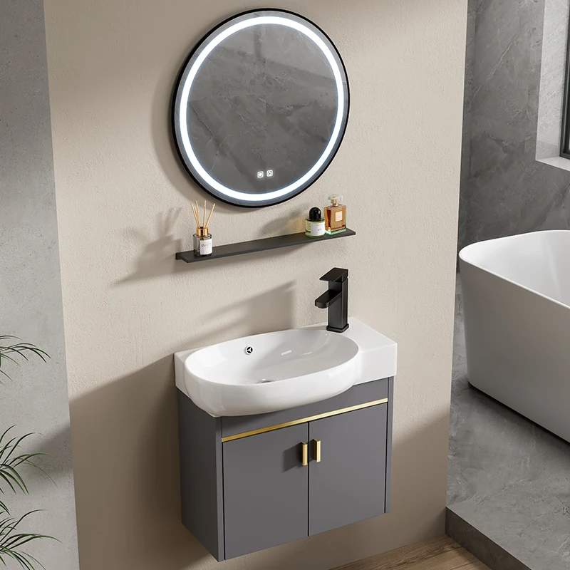 

Mirror Design Bathroom Set Utility Sink Cabinet