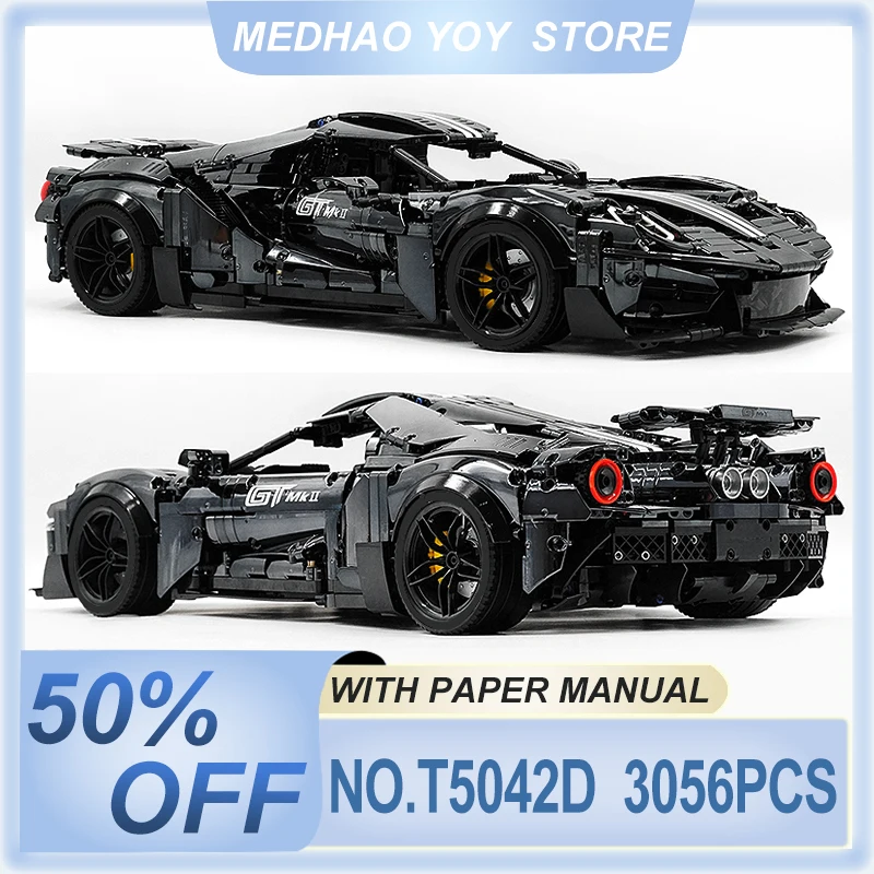 

Новый T5042 Технический 1:8 Супер спортивный автомобиль Модель Строительные блоки Сборка Городской гоночный автомобиль Кирпичи Дети DIY Игрушки Рождественские подарки