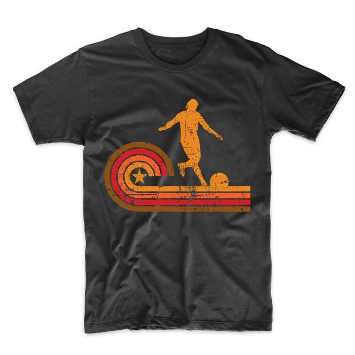 Retro Style Kickball Player Silhouette T Shirt By Really Awesome